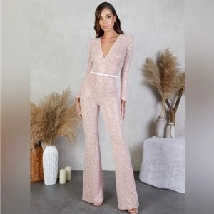 Nadine Merabi Eliza Jumpsuit, Size XL
